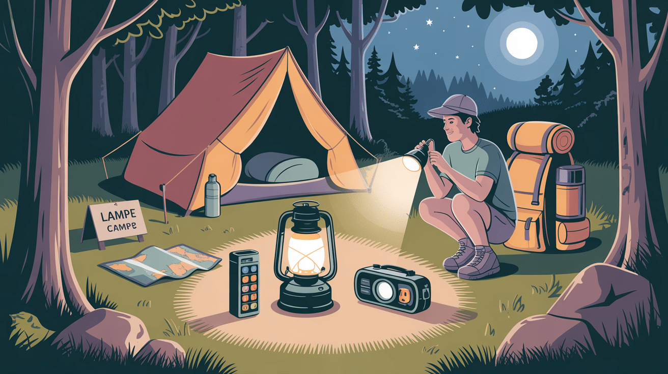Comment choisir une lampe de camping