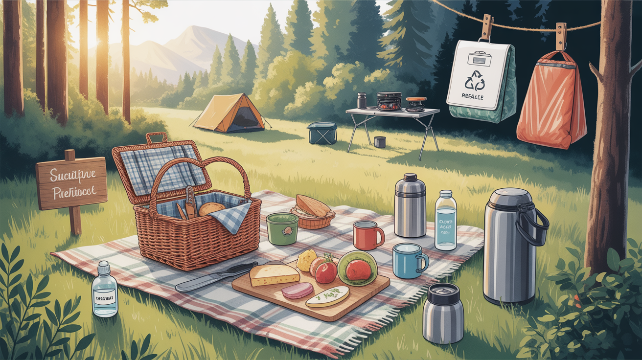 Comment pique-niquer en camping: guide pratique