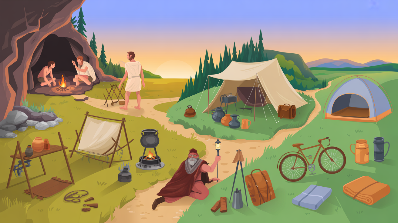 Histoire du camping : de l’antiquité à aujourd’hui