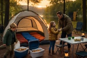 découvrez notre guide complet du matériel essentiel pour camper en famille et profitez d'un séjour réussi en pleine nature, alliant confort et praticité.